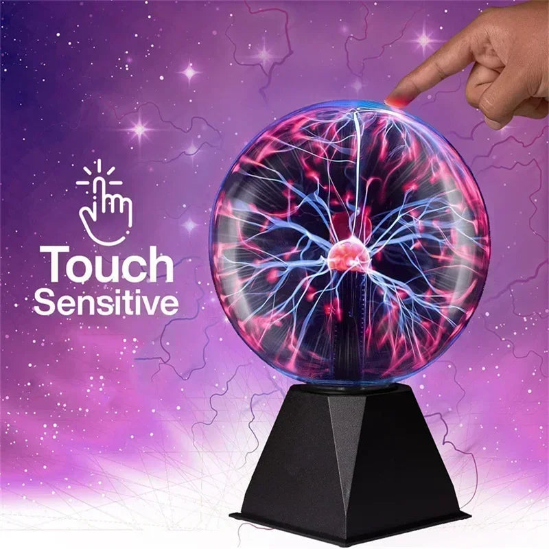 Bola Magica Crystal Plasma LED, aniversário de crianças, decoração de natal.